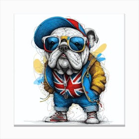 British Bulldog Canvas Print