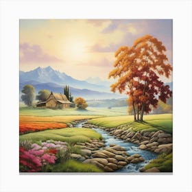 Autumn Landscape 8 Canvas Print