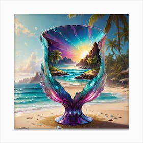 Glass On The Beach Canvas Print