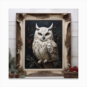 Owl Painting Canvas Print