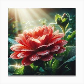 Dahlia Flower 1 Canvas Print