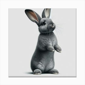 Rabbit Standing Up Canvas Print