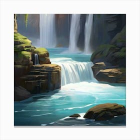 Waterfall 2 Canvas Print