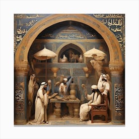 Arabic Court Canvas Print