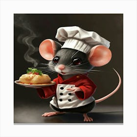 Chef Mouse 2 Canvas Print