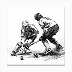 Field Hockey 8 Canvas Print