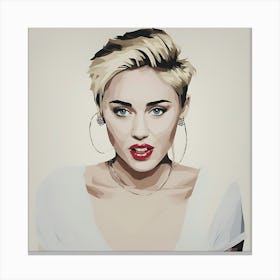 One and only Miley Cyrus Canvas Print