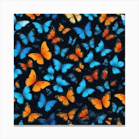 Colorful Butterflies Canvas Print