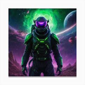 Space Explorer Canvas Print