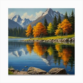 Autumn In The Mountains Canvas Print