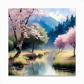 Cherry Blossoms 23 Canvas Print
