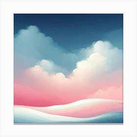 Cloudy Sky Canvas Print