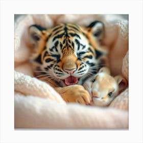 Breakfast In Bed Canvas Print