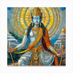 Vishnu 6 Canvas Print