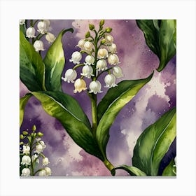 Lily Of The Valley Canvas Print