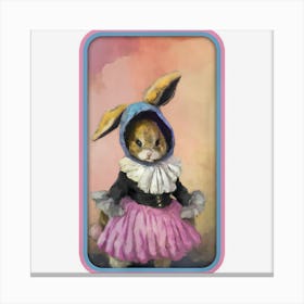 Halloween Bunny Loves Treats For Girls &Ns Cute Rabbit Canvas Print