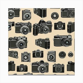 Vintage Cameras Canvas Print