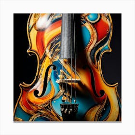 Cello Painting Canvas Print