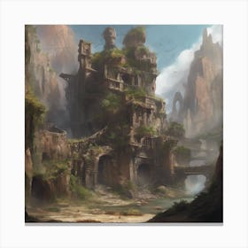 Fantasy Castle 97 Canvas Print