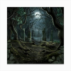 Graveyard Canvas Print