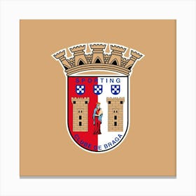 S.C. Braga Logo Wall Art 17 Canvas Print