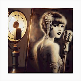 1920's Burlesque Dancer ~Reimagined 44 Canvas Print