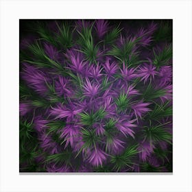 Purple Flowers Canvas Print