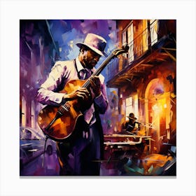 Jazz Musician 97 Canvas Print