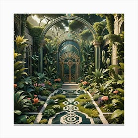 Fantasy Garden 2 Canvas Print