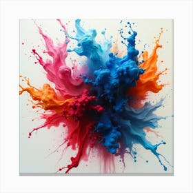 Color Splash Canvas Print