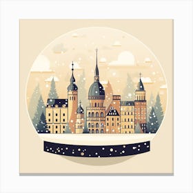 Cologne Germany Snowglobe Canvas Print