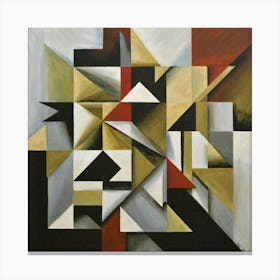 Abstract Painting Cubismo Abstract 15 Canvas Print