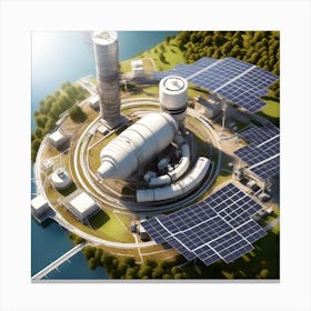 Solar Power Plant 1 Canvas Print