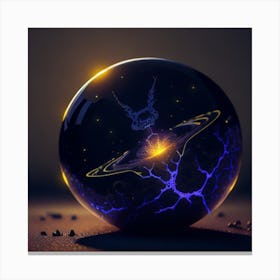 Leonardo Diffusion A Shining Ball Sun Magic Galaxy 0 Canvas Print