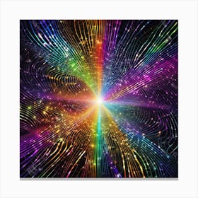 Rainbow Burst 6 Canvas Print