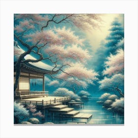 Asian Garden Canvas Print