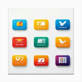 Collection Of Digital Payment Icons Key For An Online Retail Business Seamlessly Blending In With (4) Canvas Print