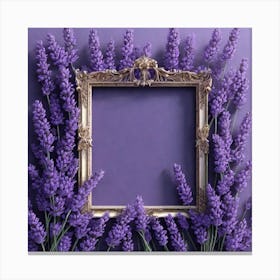 Lavender Frame 5 Canvas Print