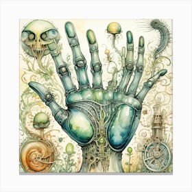 Surreal hand Canvas Print