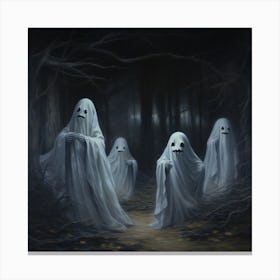 Ghosts In The Woods 1 Canvas Print