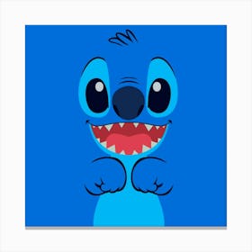 Cute Cartoon Face Canvas Print