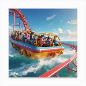 Roller Coaster Canvas Print