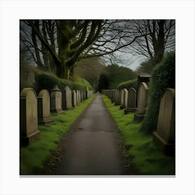 Graveyard Canvas Print