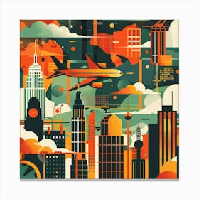 Cityscape 4 Canvas Print