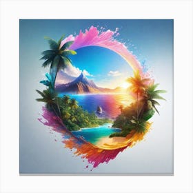 Tropical Paradise 21 Canvas Print