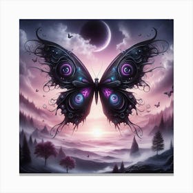 Butterfly In The Sky 24 Canvas Print