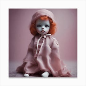 Doll In Pink 1 Canvas Print