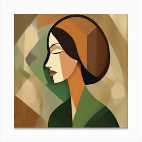 Woman'S Face 32 Canvas Print