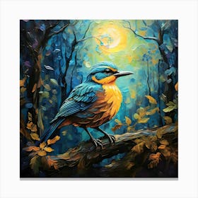 Bird In The Forest 1 Canvas Print