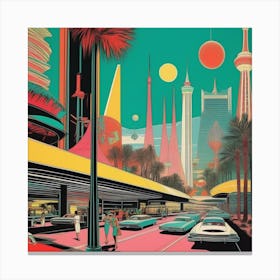 Futuristic City 9 Canvas Print
